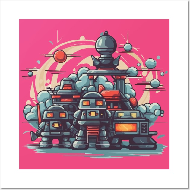 Droid Town Wall Art by apsi